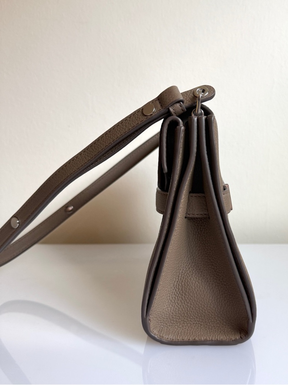 Tory Burch Lee Radziwill Shoulder Bag Wild Mushroom - Picture 7 of 16